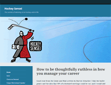 Tablet Screenshot of hockeysensei.com